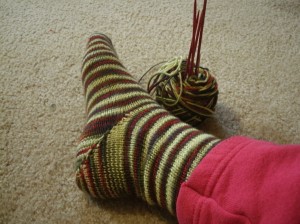 finished sock